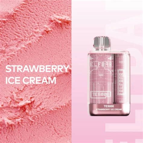 Elf Bar TE5000 Strawberry ice cream — Одноразовые POD системы