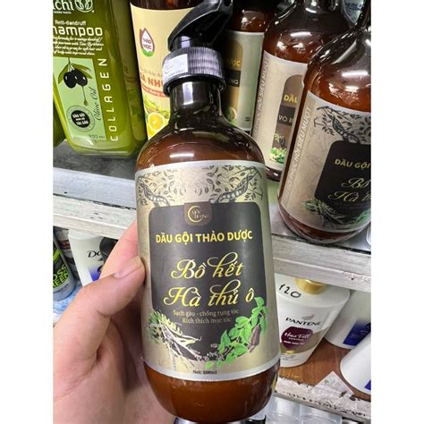 Dầu Gội Thảo Dược Bồ Kết Hà Thủ Ô Mộc Hương 500ml | Shopee Việt Nam