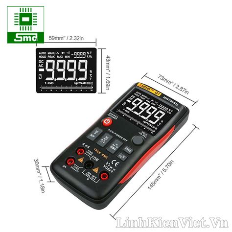 Đồng hồ đo vạn năng ANENG Q1 – Linh kiện điện tử SMD
