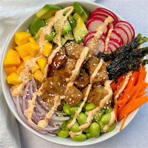 Tofu Poke Bowl Serene Trail