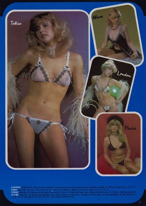 Lingerie Catalogues And Leaflets From The 1980s Vintage Fetish