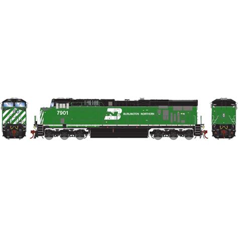 Athearn Genesis HO ES44AC Burlington Northern W DCC Sound Spring