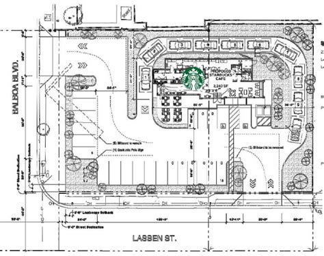 Starbucks Floor Plan With Dimensions 1 3 Also Check Average Cost