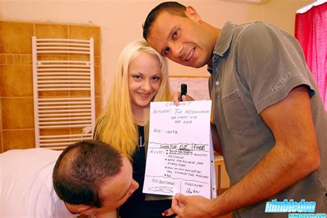 Cum Hungry Blonde Bimbo Agreed To Lick Two XXX Dessert Picture 2