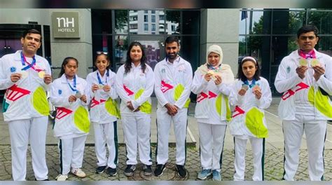 pakistan bags  golds  special olympics