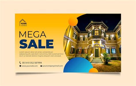 Premium Vector | Real Estate Banner Design