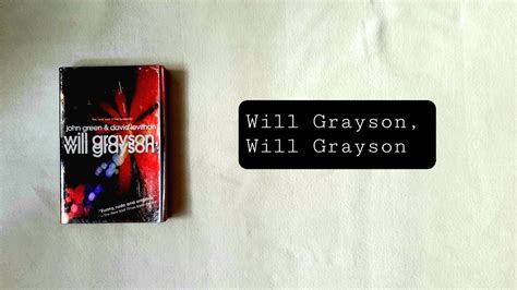 Will Grayson, Will Grayson on Carousell