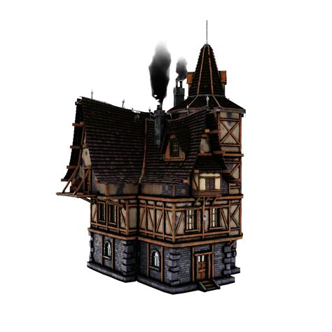 3d Medieval House 18758183 Png