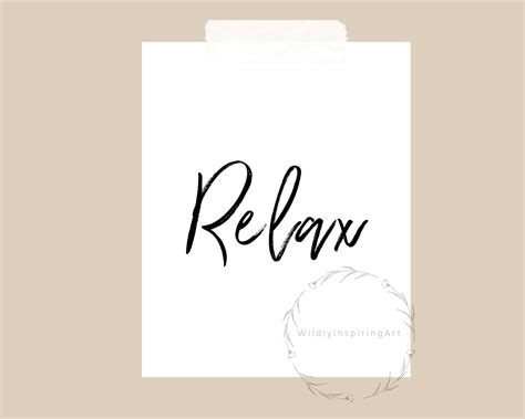 Bathroom Wall Art Relax Get Naked Wash Your Worries Away Etsy