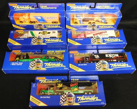 Lot Lot Of 7 Vintage 1990 Matchbox Days Of Thunder 1 64 Team