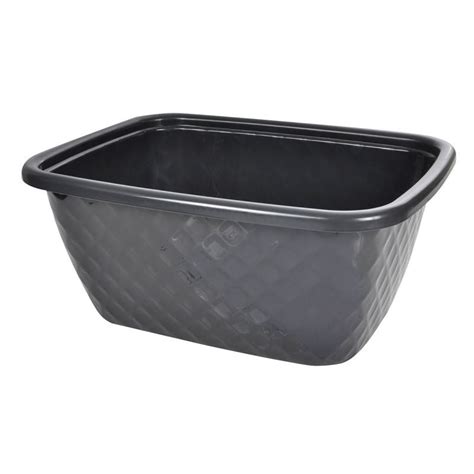 Paris Prix Bassine Ovale Diamant 16l Anthracite Leroy Merlin