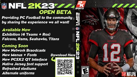 Nfl 2k23 The Open Beta Is Available Now Youtube