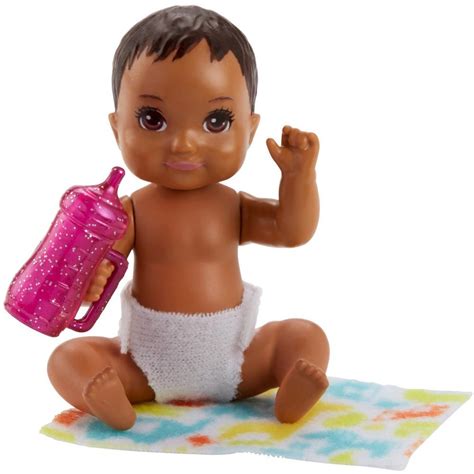 Barbie Babysitters Inc Baby Doll With Pink Bottle And Accessories Doll