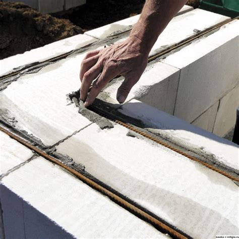 Кладка пеноблока: как правильно своими руками, пошаговая инструкция по ...