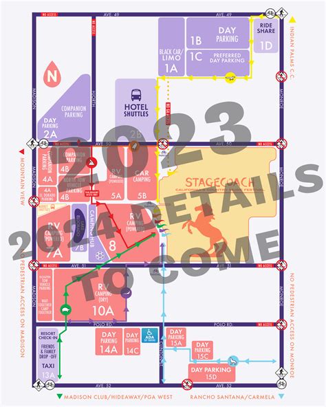 Stagecoach 2024 Camping Map - Roxy Wendye