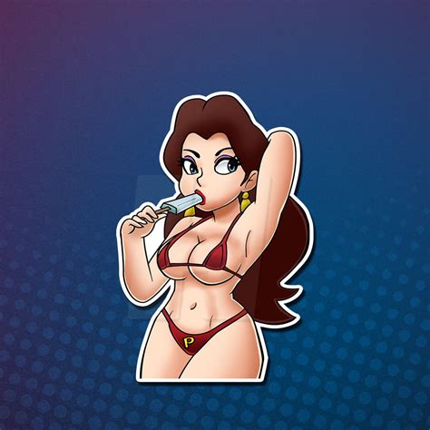 Bikini Pauline L Vinyl Sticker Etsy