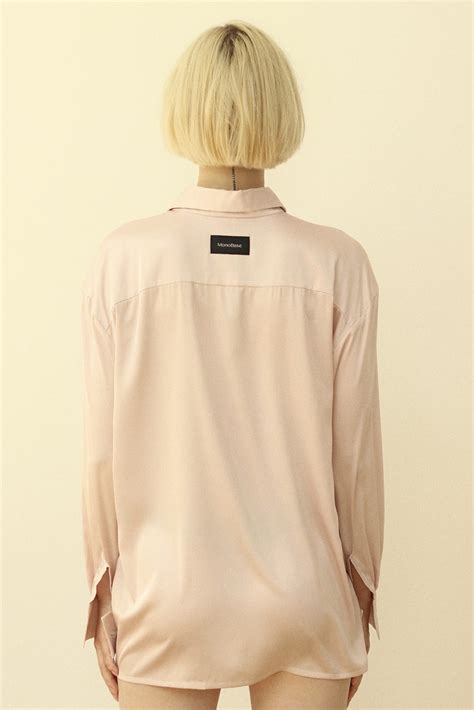 Monobase Light Pink Silk Blouse