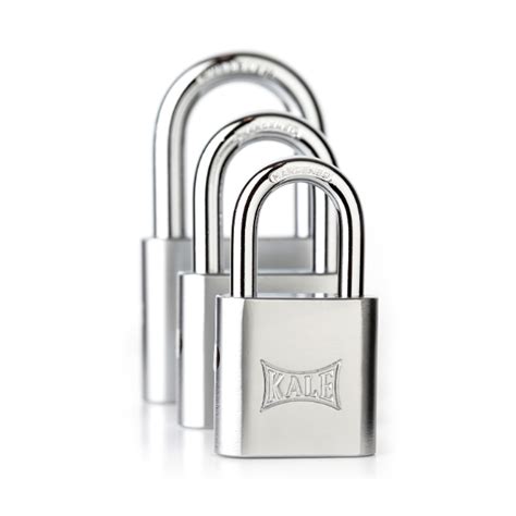 Kale Brass Padlock Mm Nickel Plated Kale Kilit