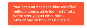 How do I unblock my account? I’m getting an error that I’ve tried to ...
