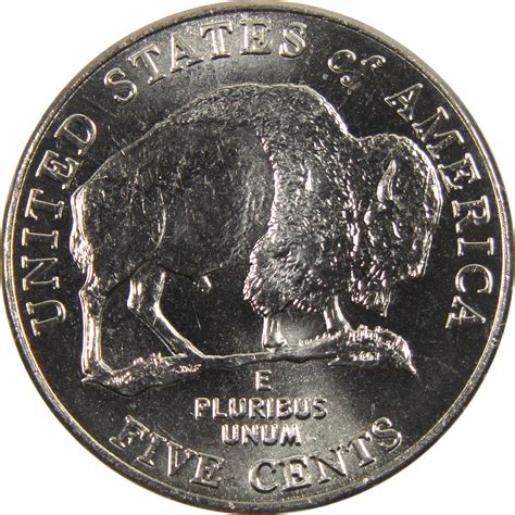 american bison jefferson nickel bu uncirculated  coin