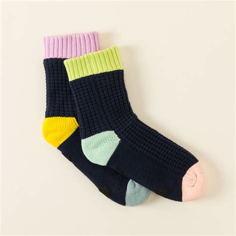 Uncommon Goods Mismatched Fleece Lined Slipper Socks Socks