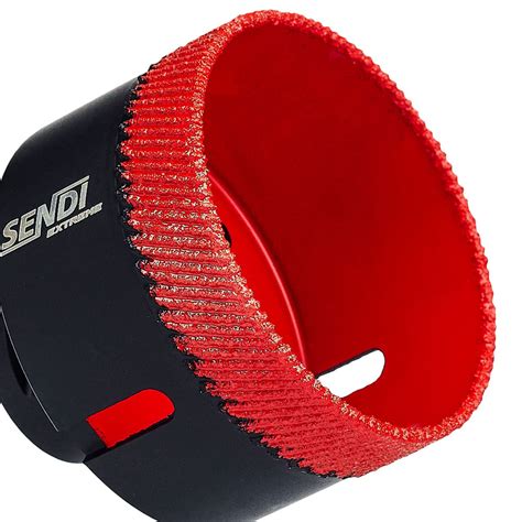 Алмазная коронка SENDI EXTREME 68 мм для керамики, керамогранита и ...