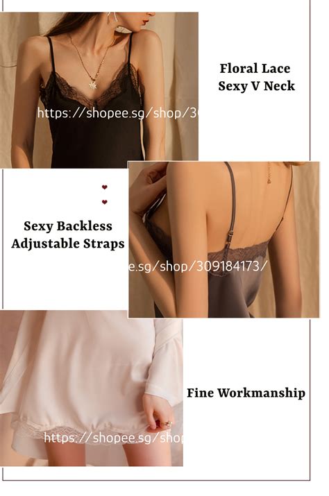 SG Stock Fumiko Padded Satin Night Dress Robe Lace Sexy Sleepwear Women Pyjamas Nightie Lingerie