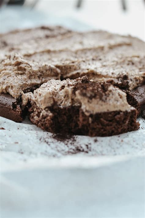 Naked Brownie With Coffee Frosting 34 The Oven Light