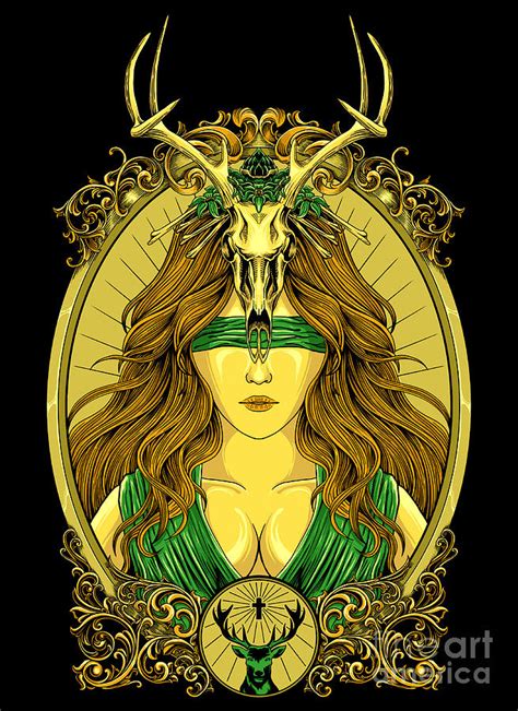 Deer Woman Digital Art By Faishal Amri Fine Art America