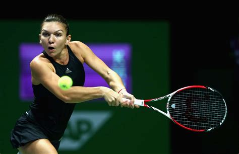 Simona Halep: WTA Finals Singapore 2014 -08 – GotCeleb