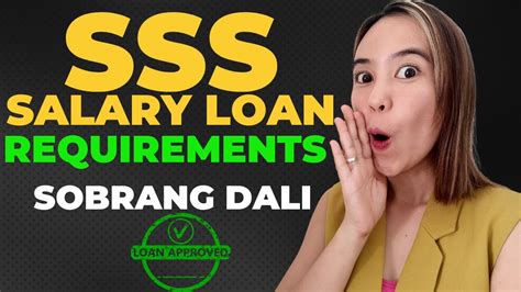 Sss Terms And Conditions For Salary Loan Application Youtube