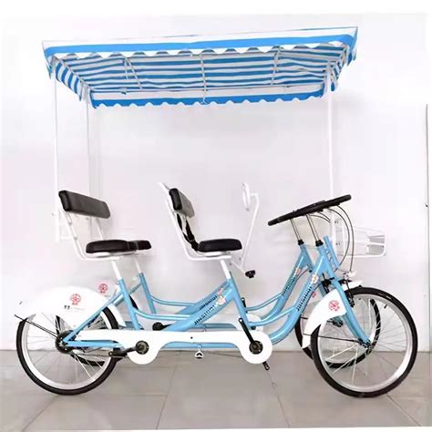 2023 New Style Leisure Four People Bicycle Tandem Bike 26 Inch Tandem