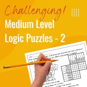 medium difficulty logic puzzle bundle   quick  easy critical