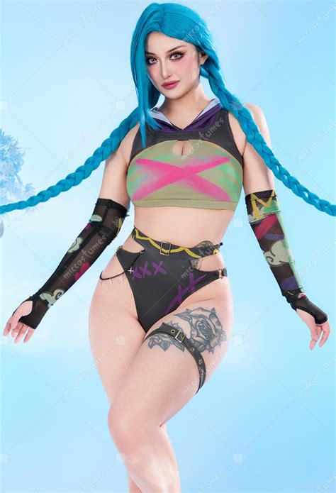 Conjunto de bikini derivado de Jinx para mujer traje de baño de dos piezas con parte superior y