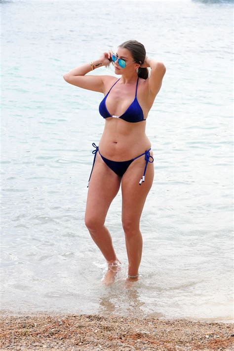 IMOGEN THOMAS In Bikini At A Beach In Mallorca HawtCelebs