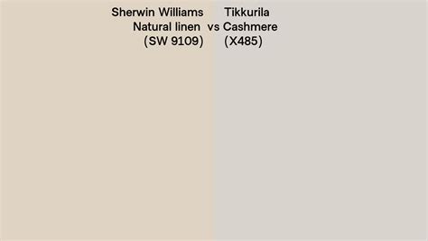 Sherwin Williams Natural Linen Sw Vs Tikkurila Cashmere X