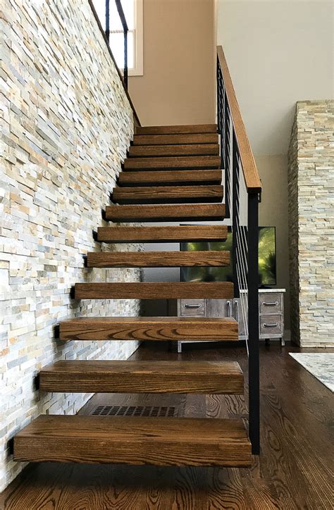 floating wood stairs floating stairs pushe