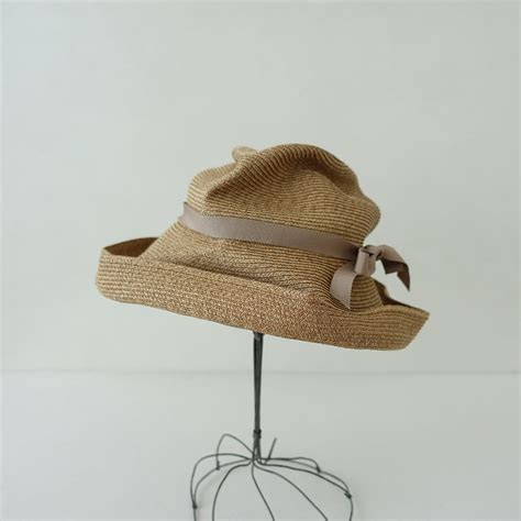 楽天市場定価2 0万マチュアーハ mature ha BOXED HAT 11cm brim grosgrain ribbon 中古52G52ブランド古着買取drop