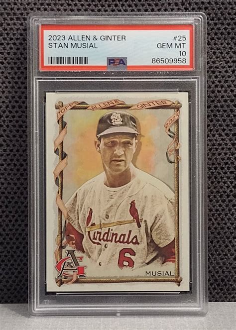 Topps Allen Ginter Stan Musial Psa Gem Mint Hof Pop