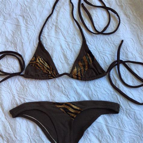 Tiny Bikini Size 10 Pants Top Closer To Size Depop