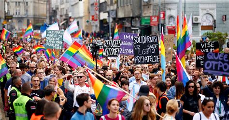 Bosnians March In First Gay Pride Under Tight Police Protection