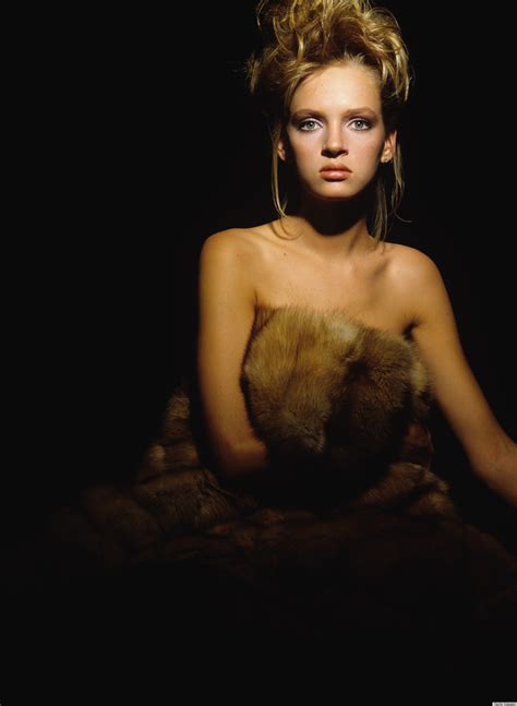 Uma Thurman Looked Hot Back In Her Modeling Days Photo Huffpost