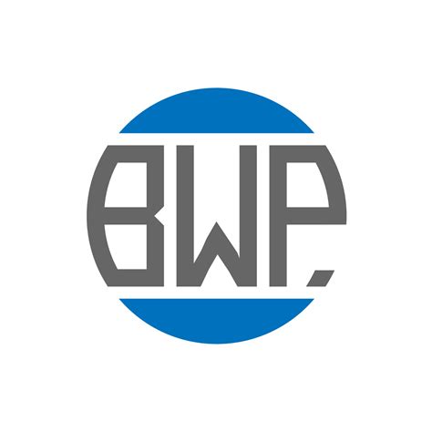 Bwp Letter Logo Design On White Background Bwp Creative Initials