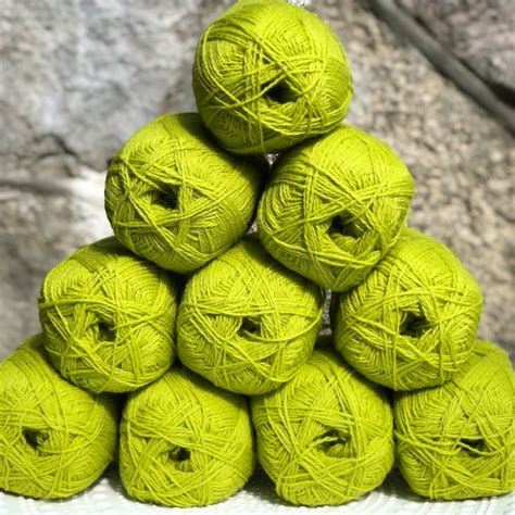 Green Yarn Selection Etsy