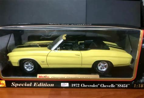 MAISTO SPECIAL EDITION 1 18 Chevrolet Chevelle SS 454 1972 EUR 45 00