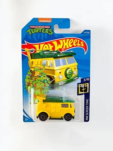 Party Wagon Tortugas Ninja Hot Wheels Amarillo Meses sin interés