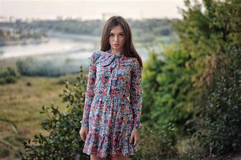 Brunette Model Looking At Viewer Wallpaper HD Girls Wallpapers K Wallpapers Images Backgrounds