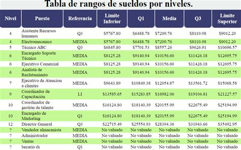 Software En L Nea Para Valuaci N De Puestos Generaci N De Tabulador En