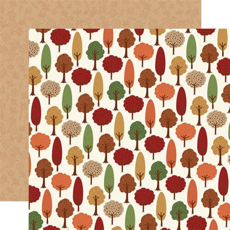 Echo Park I Love Fall Collection 12 X 12 Double Sided Paper