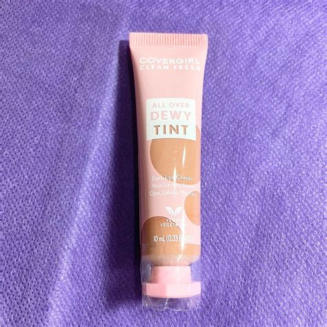 AUTHENTIC Covergirl Cover Girl Clean Fresh All Over Dewy Tint Eyes Lips Cheek Liquid Blush Nude